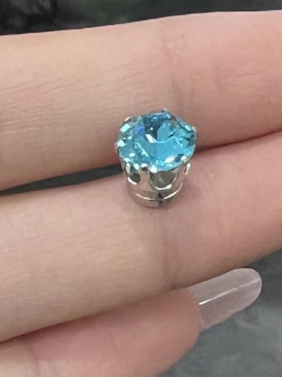 3# Magnetic clip 8mm [Light blue] one
