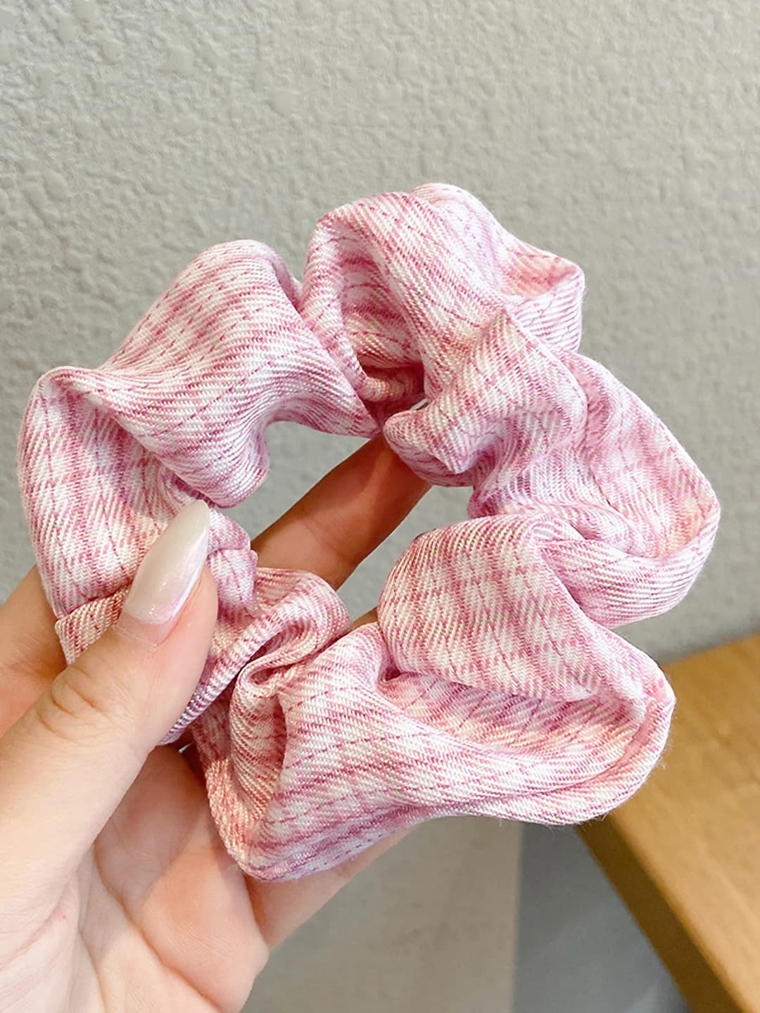57# Light pink plaid 9cm