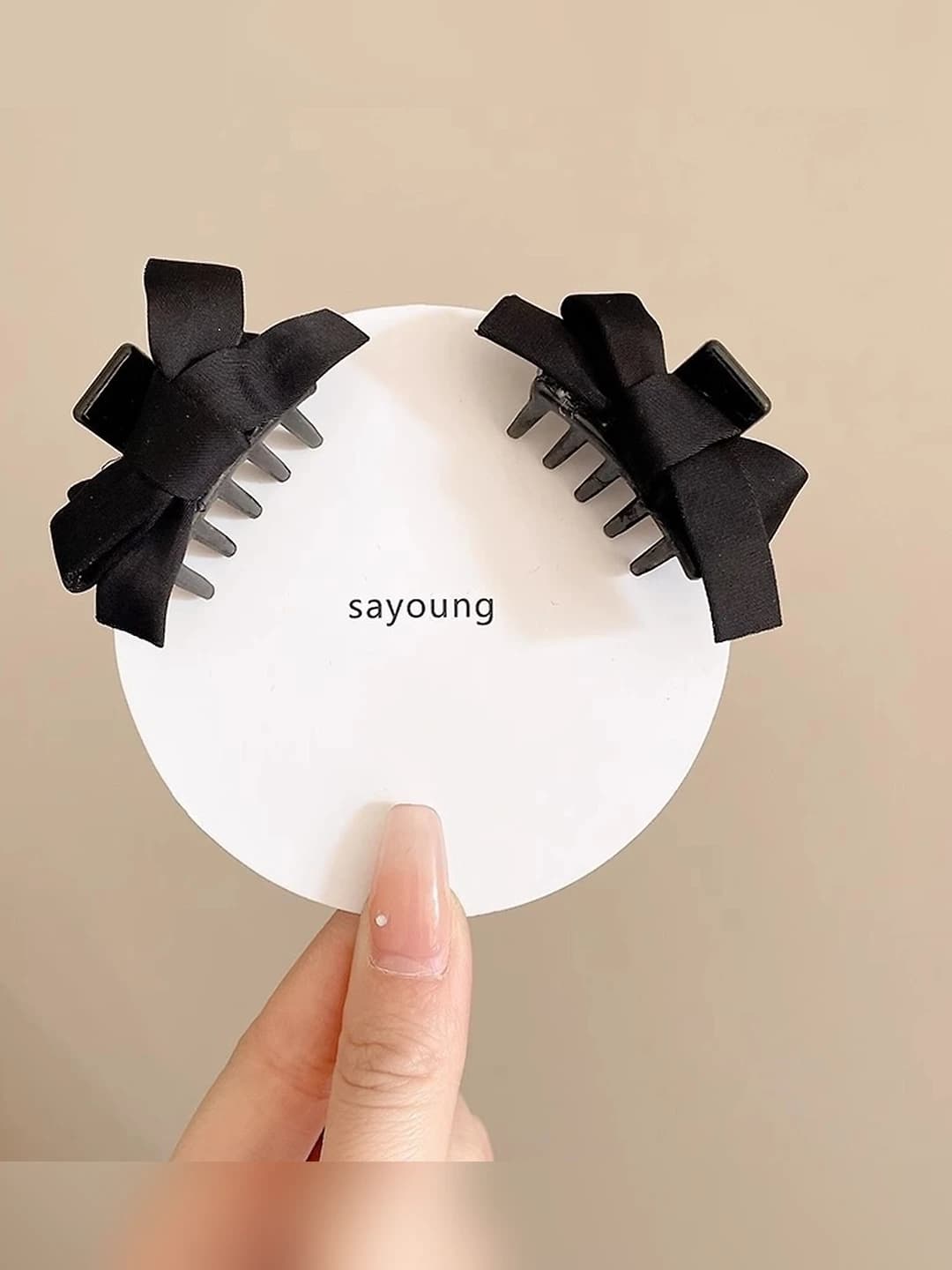 Pair of clips base 4 cm
