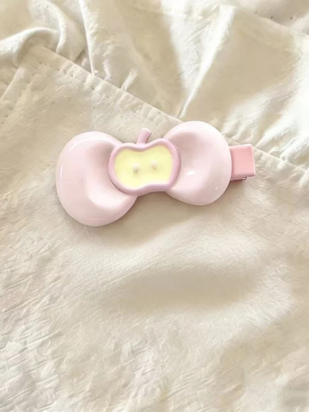 1# Розовое яблоко зажим ~3cm