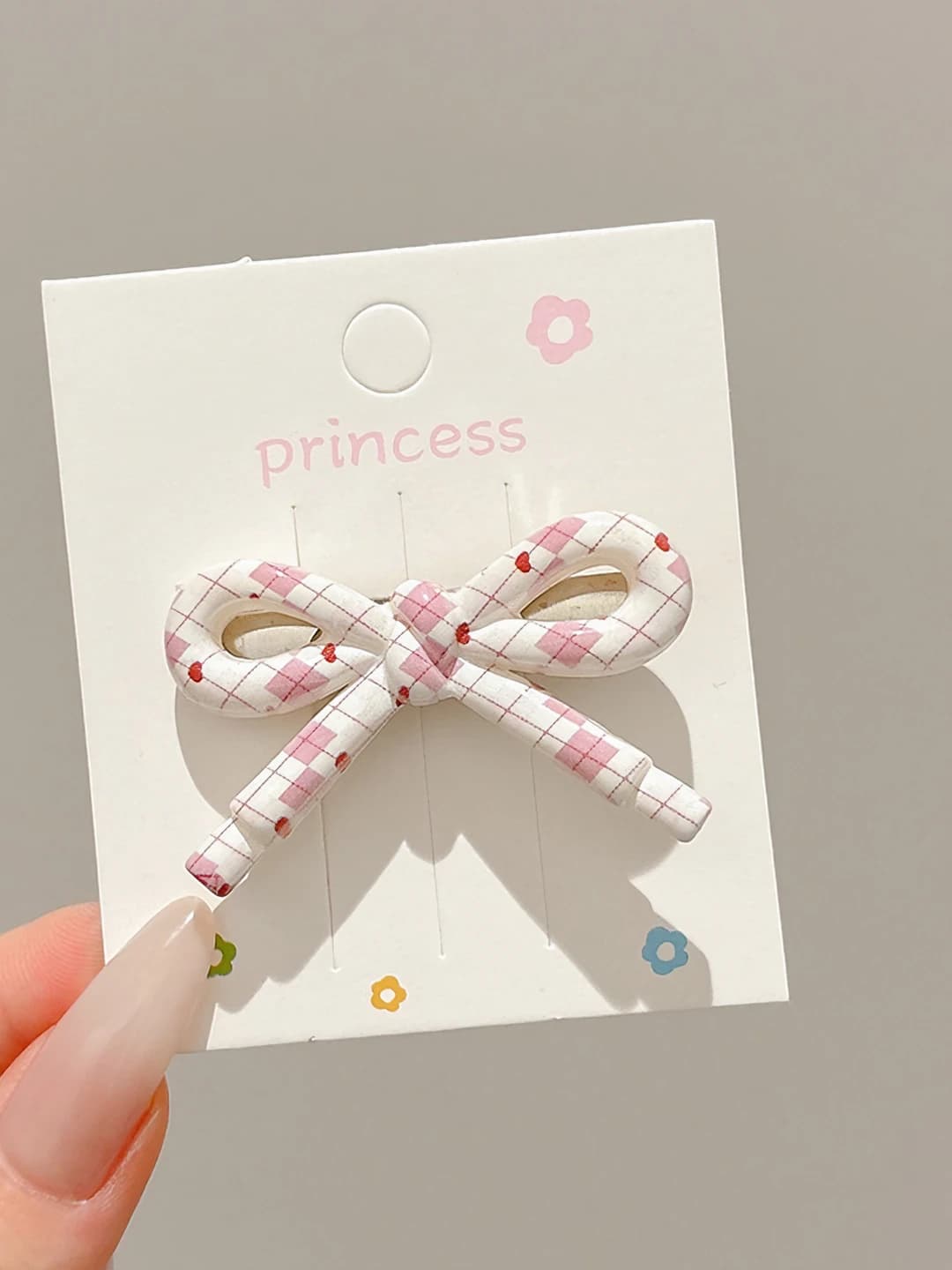 3# Bow, heart, 5 cm