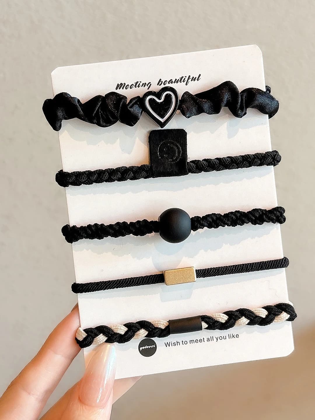 8# Black 5 pcs