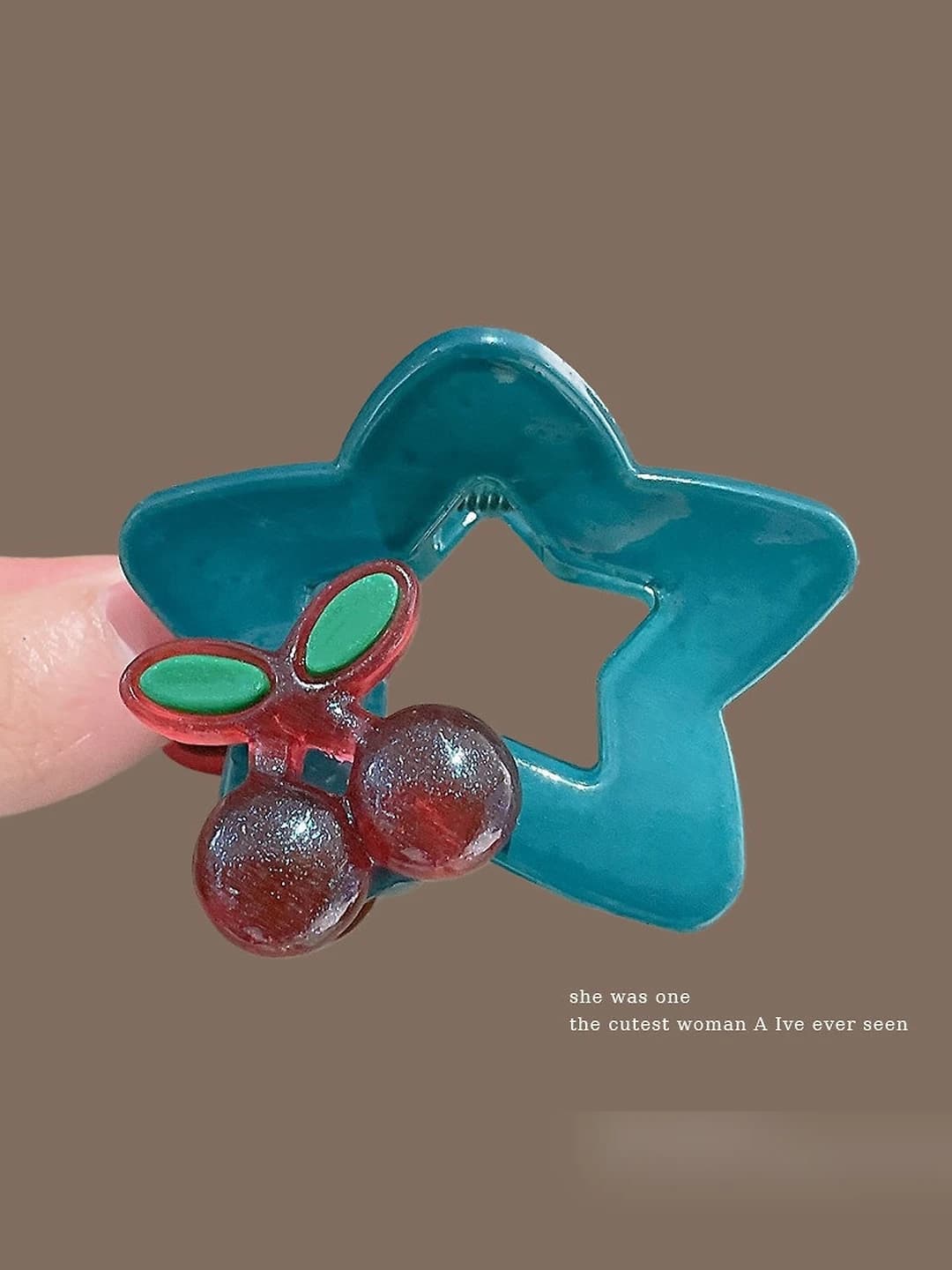 1# Five-point star cherry clip ~5.5 cm