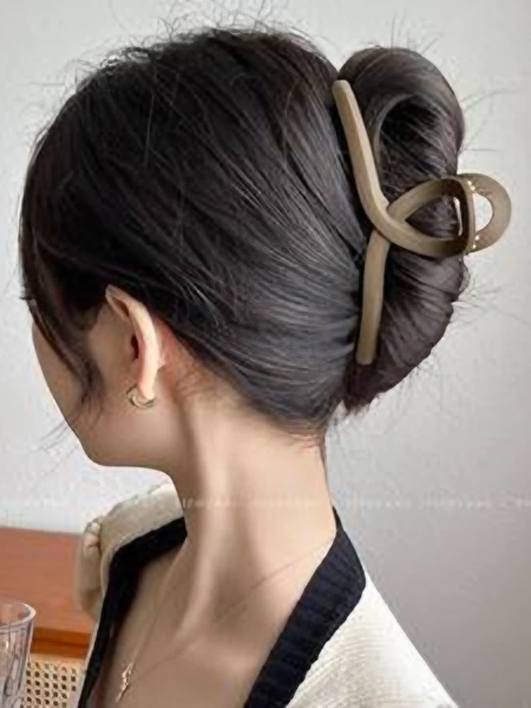 10# To'q kofe Y harfli qisqich 11cm