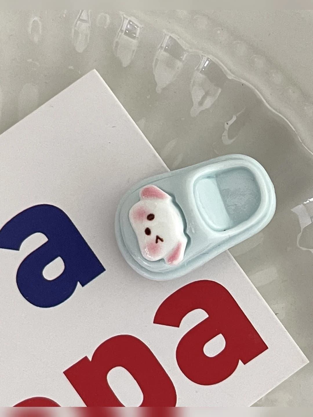 Mini slipper side clip [Blue one]