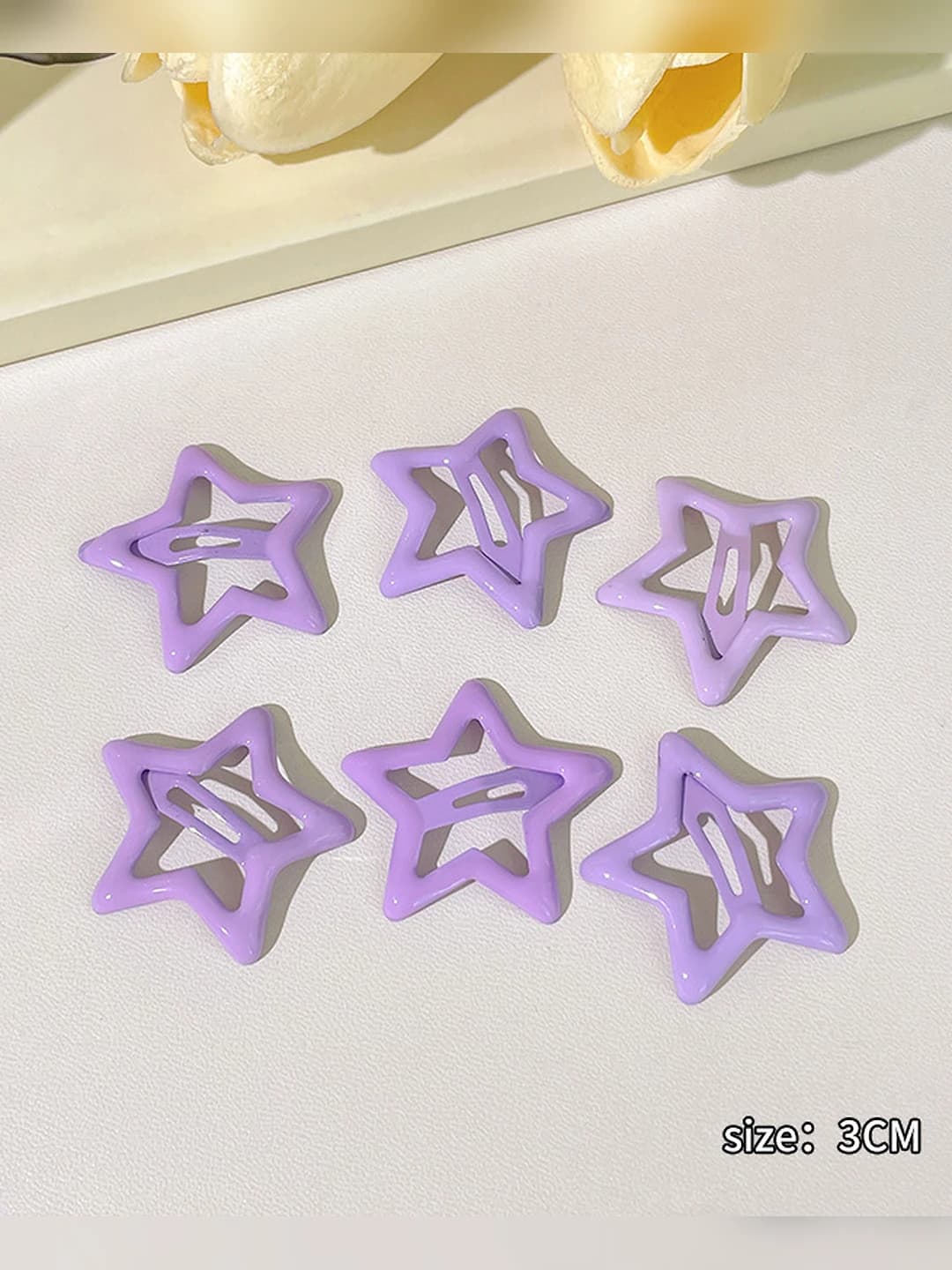 15# Purple stars, 6 pcs