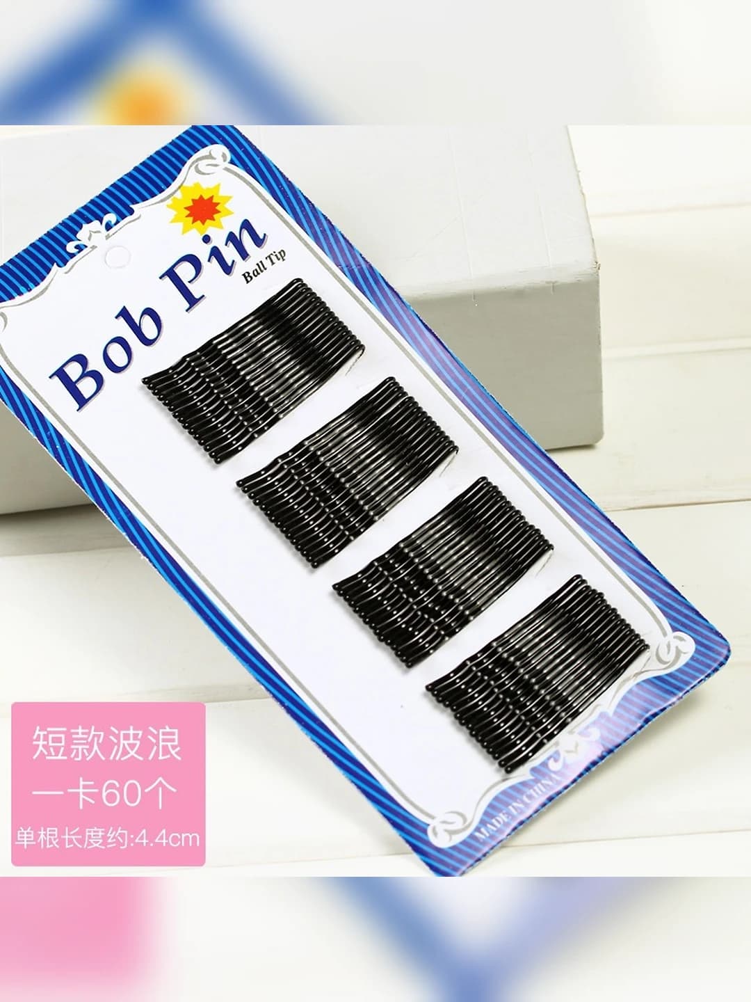 Short wavy hair clips [60 pcs] 4cm
