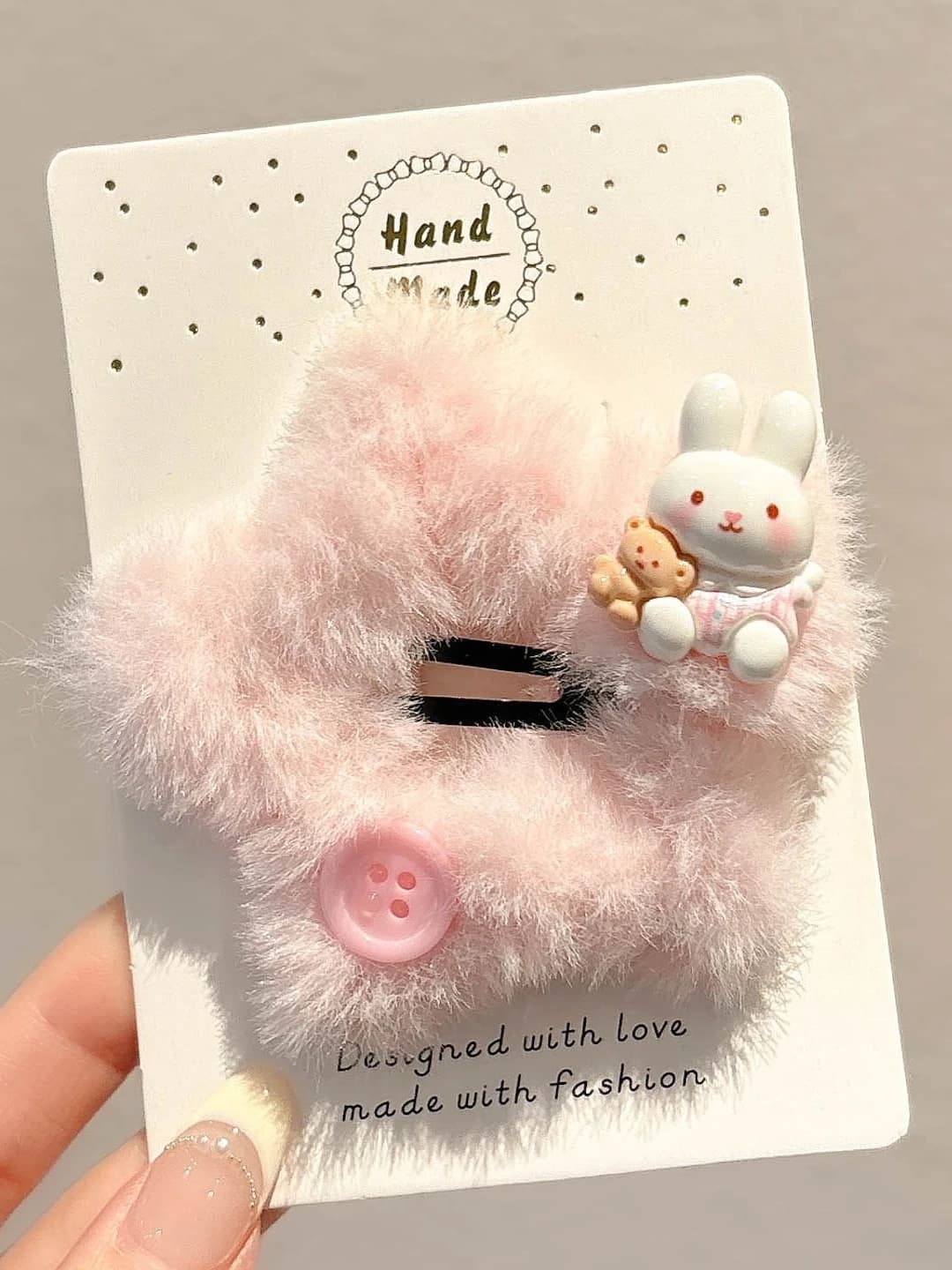 Pink, 7.5 cm, plush