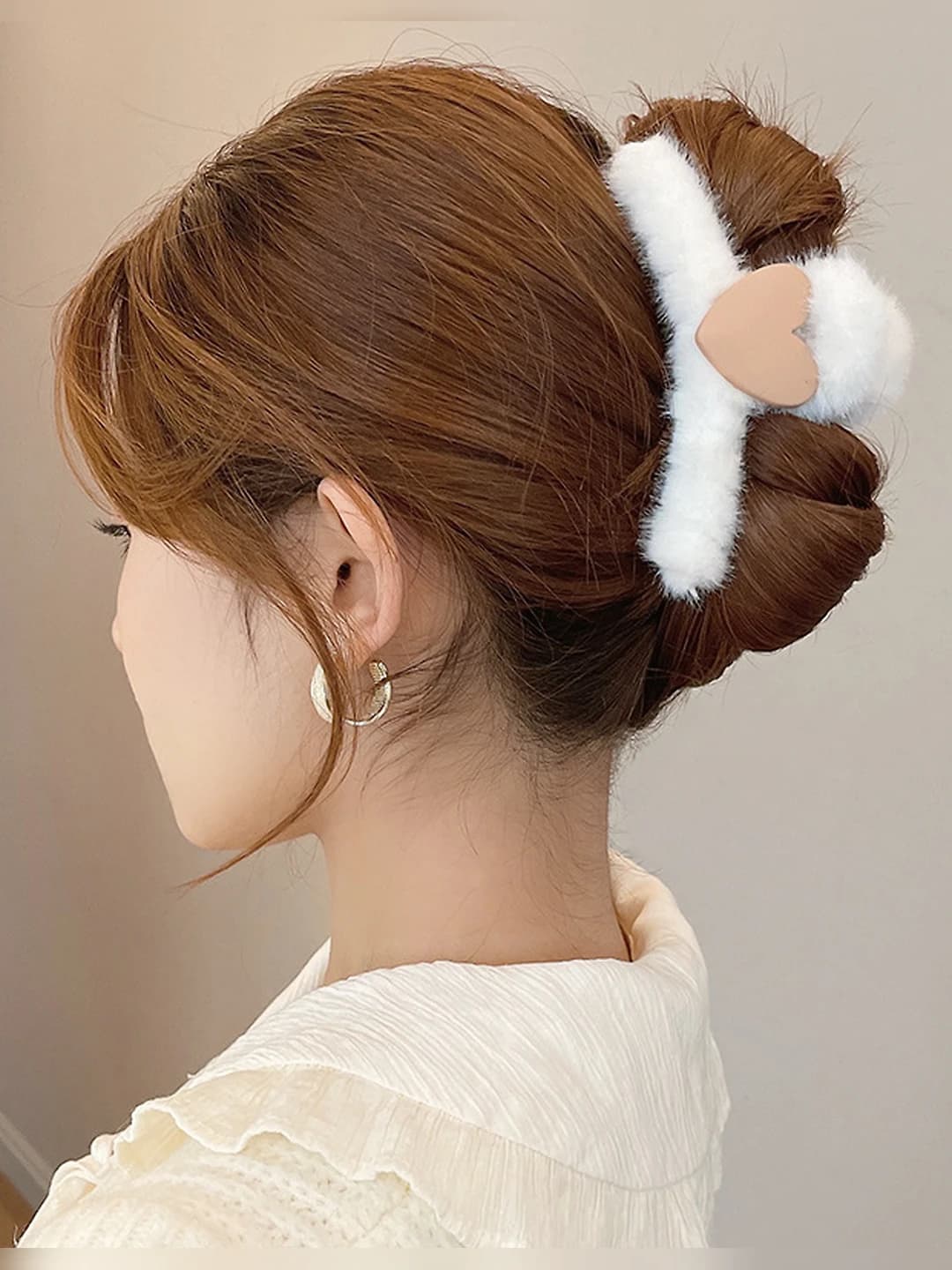 7# White-khaki heart
