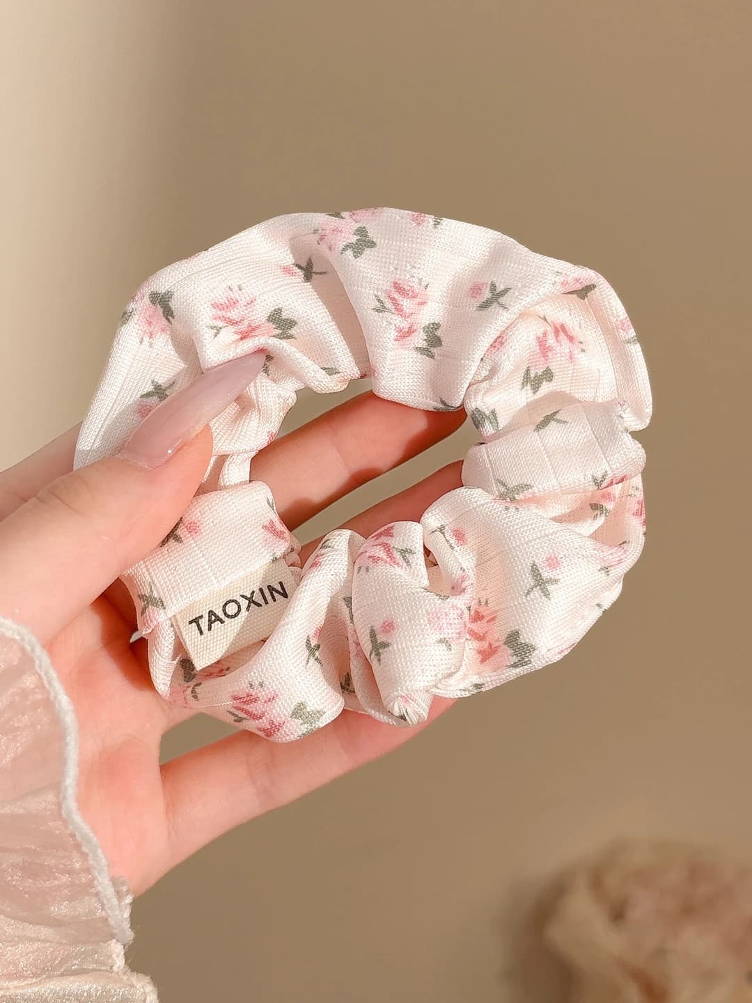 Розовый, цветочный, 11 см