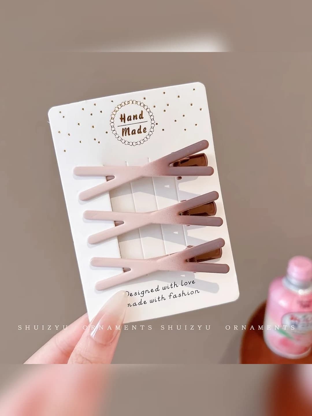15# Coffee gradient 3-piece set 6 cm