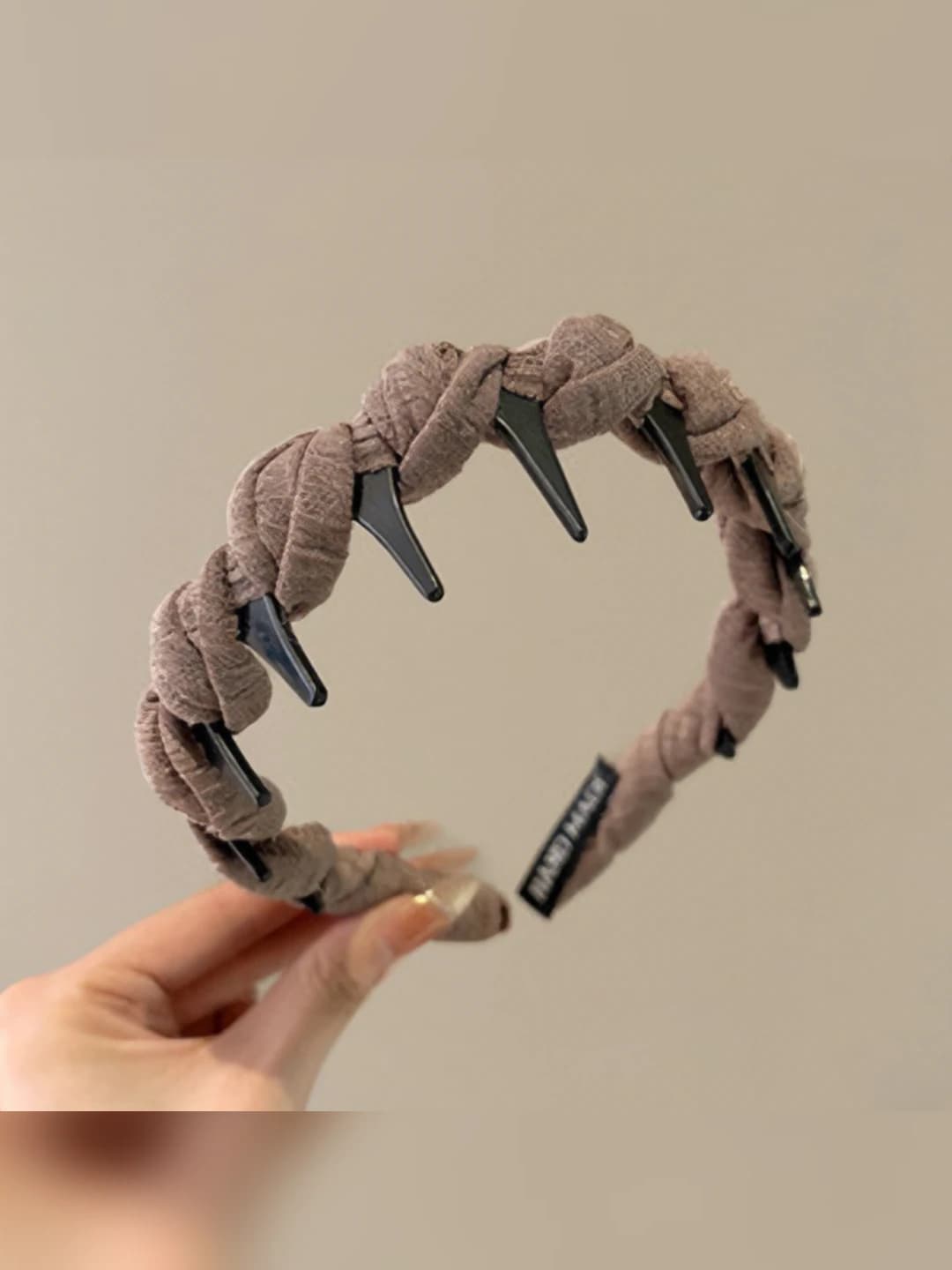 Coffee twisted headband