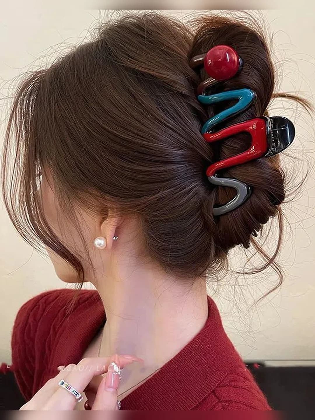 4# Red pearl contrast 13 cm