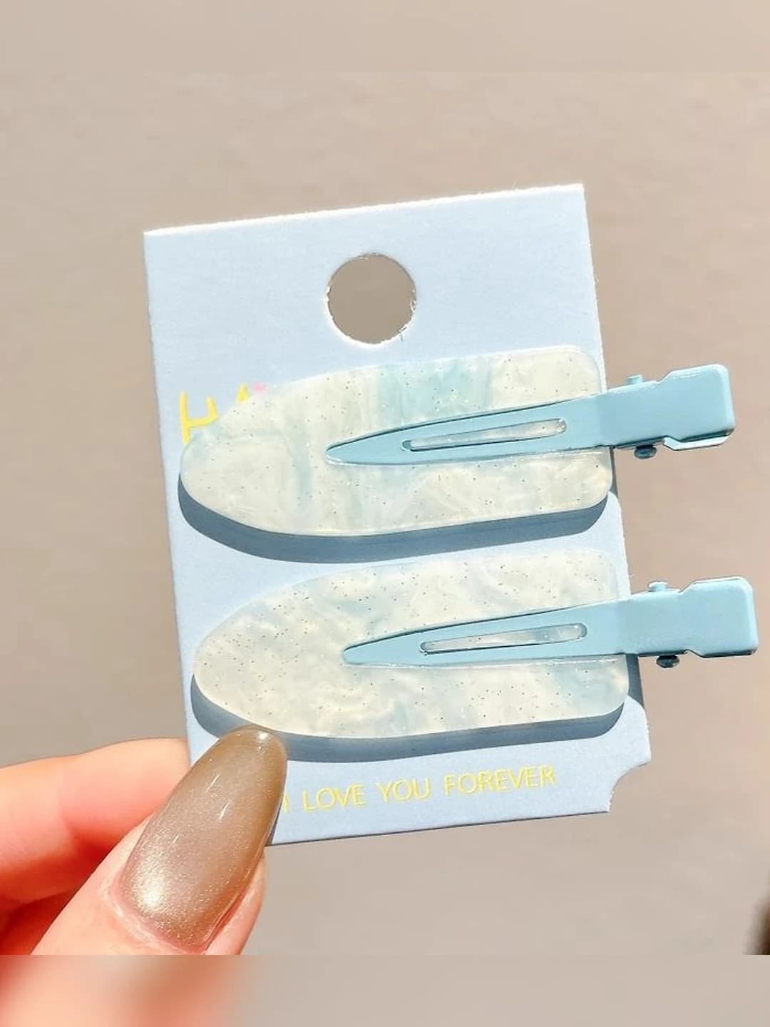 4# Sky blue 2 pcs 6.5 cm