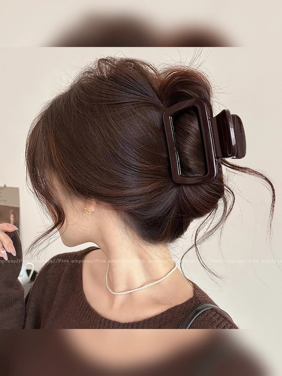7# Glossy chocolate brown, 6 cm