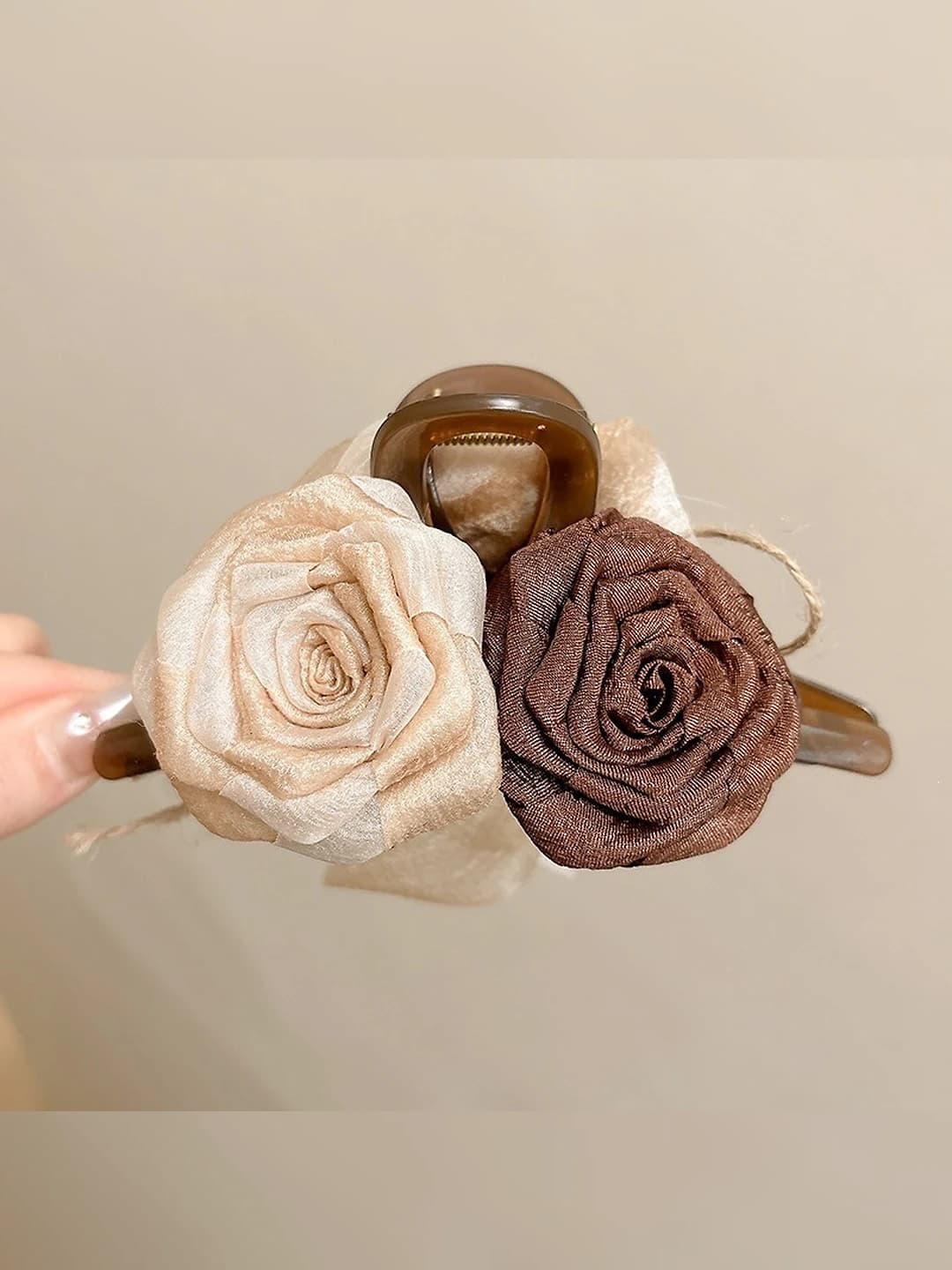 2# Oq-kofe qurugan gul qisqich 13cm