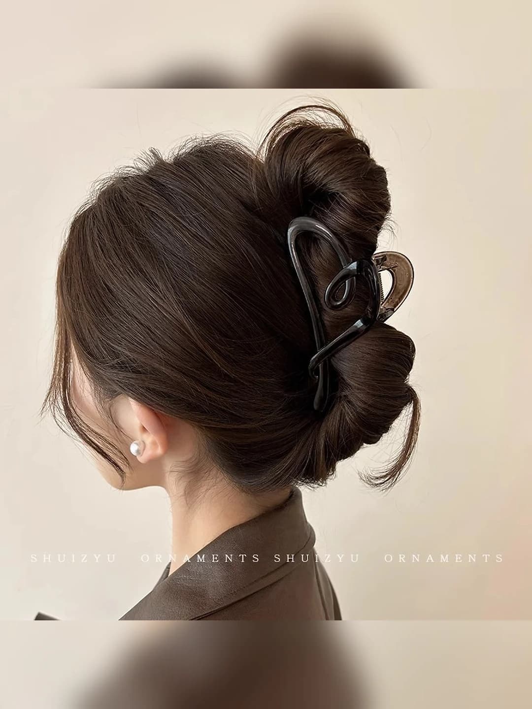 4# Tea-black heart clip