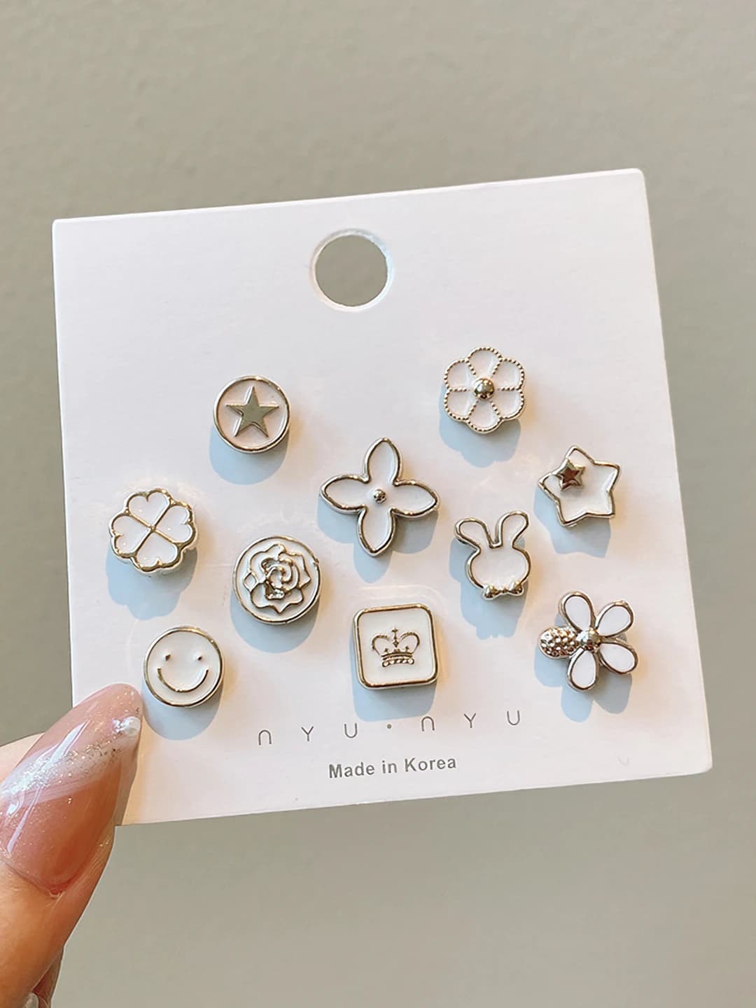 6# White mix (10 pcs)