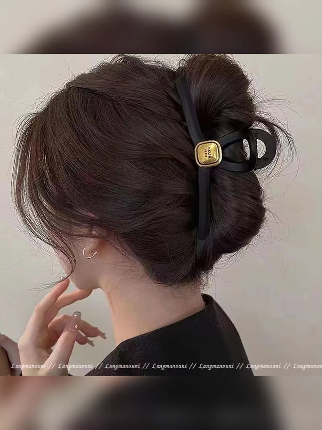 1# С квадратным логотипом зажим 11cm