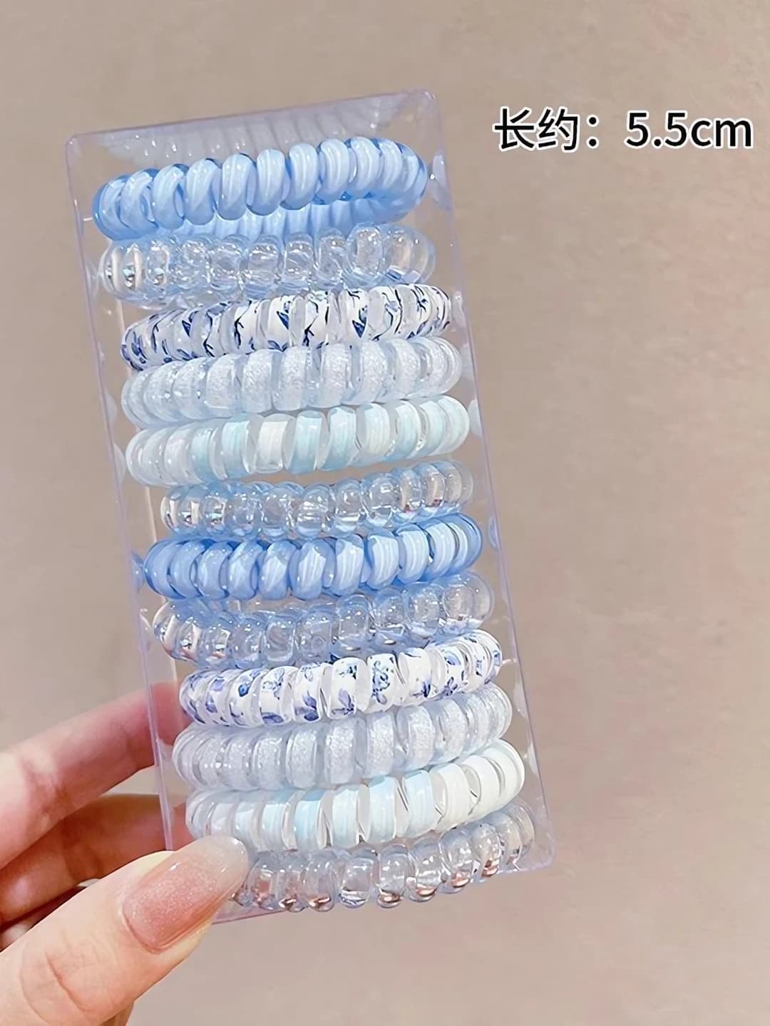 1# Молочный голубой 6 шт 6cm