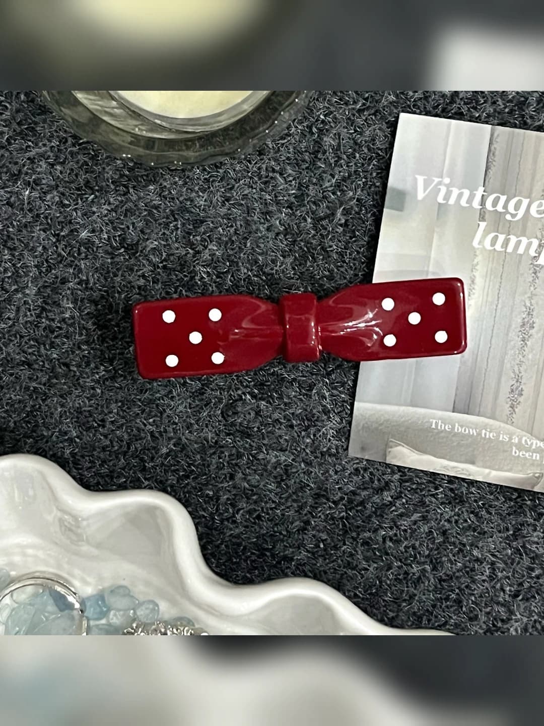 Square Polka Dot - Red