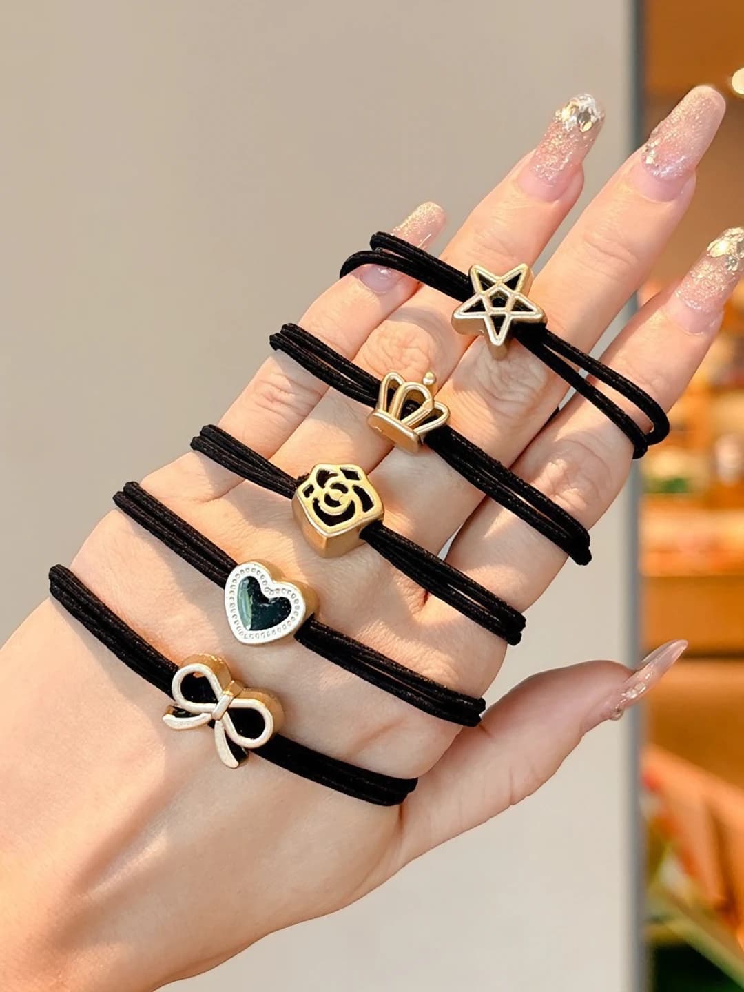 1# Black mixed 5 pcs
