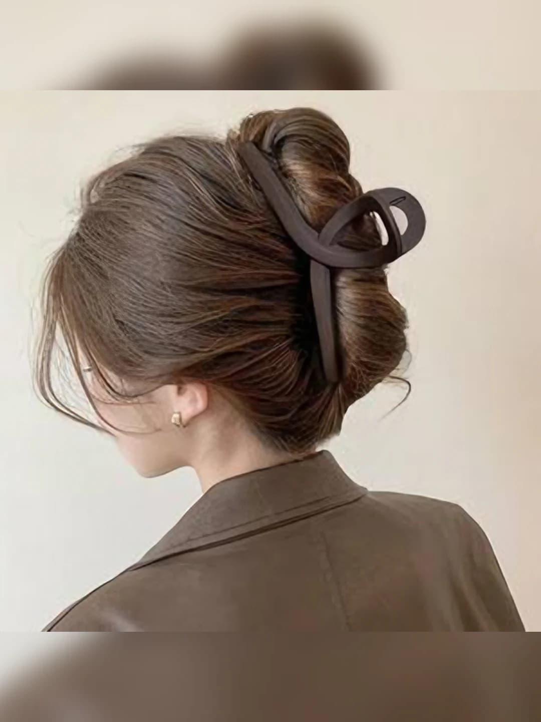 10# Dark coffee Y-shaped clip 11cm