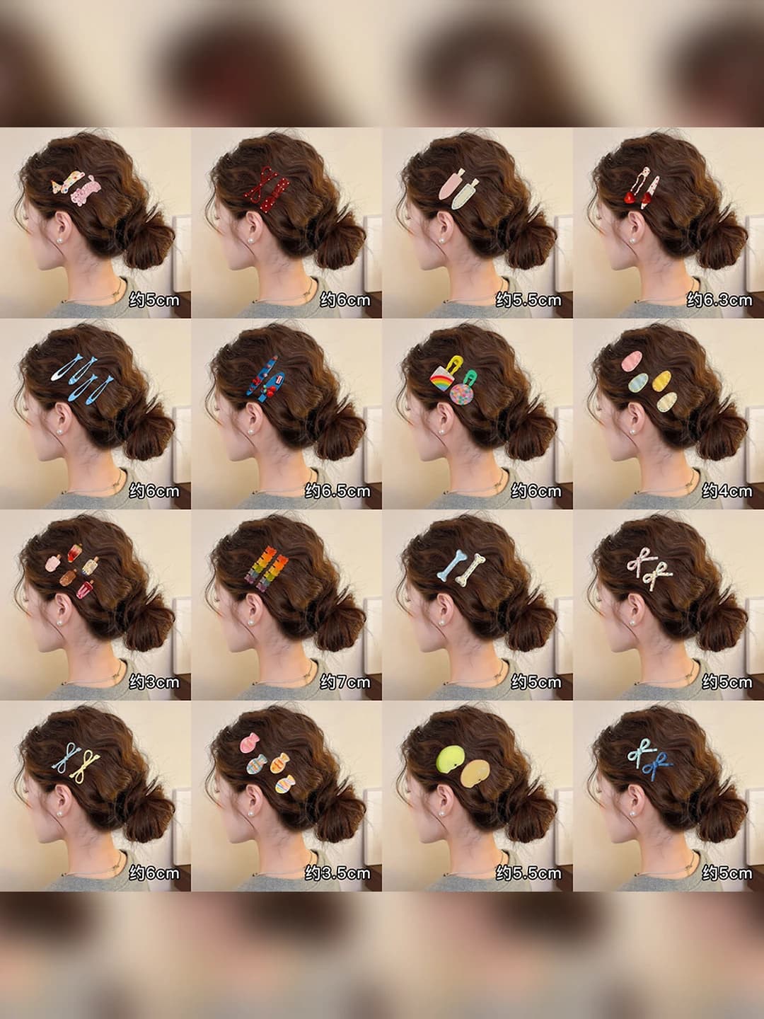 Women's hair clips and combs: 2026 new style leopard print, flower and bear shape clips