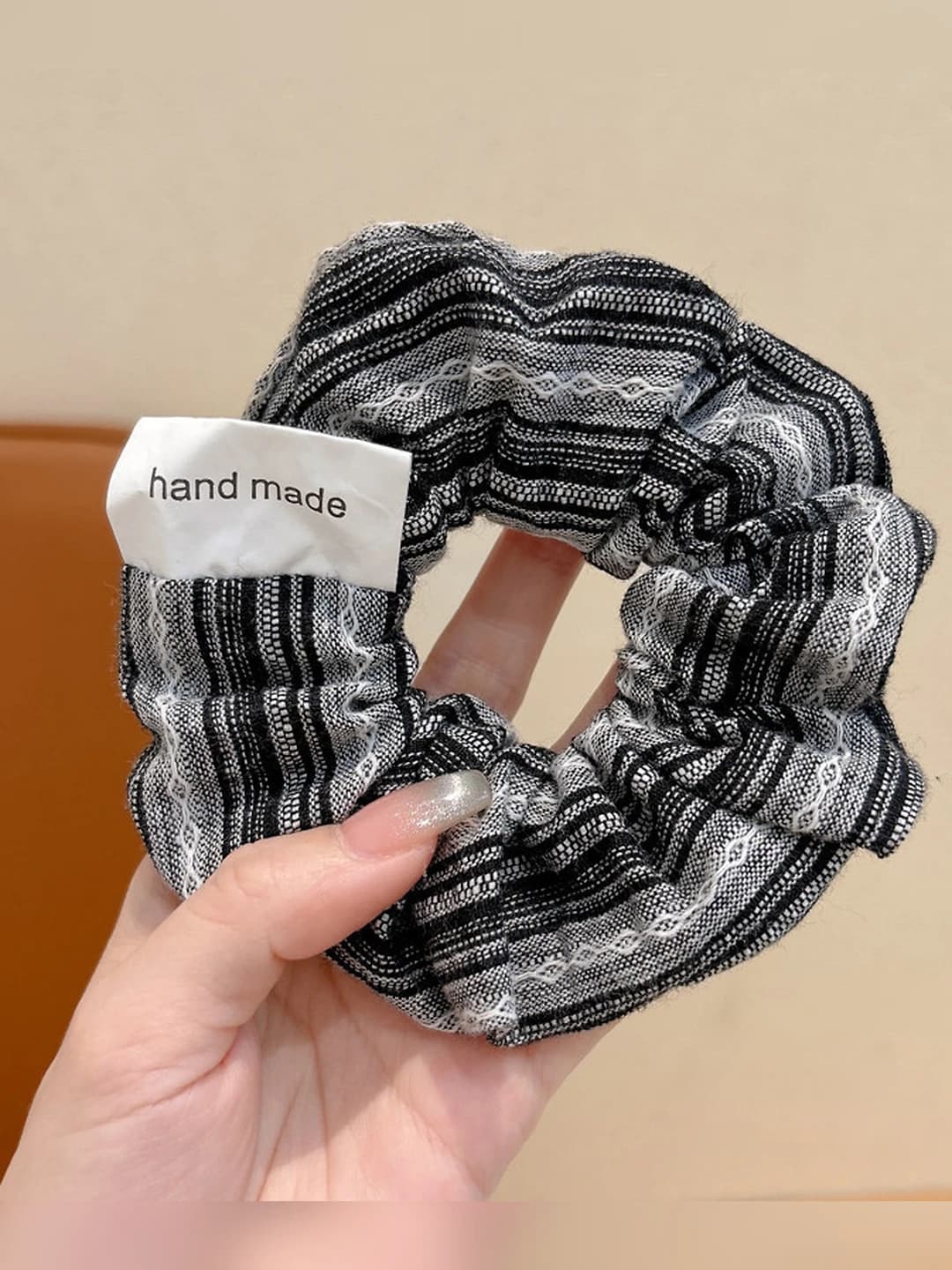 4# Sea salt stripes - Black 9 cm