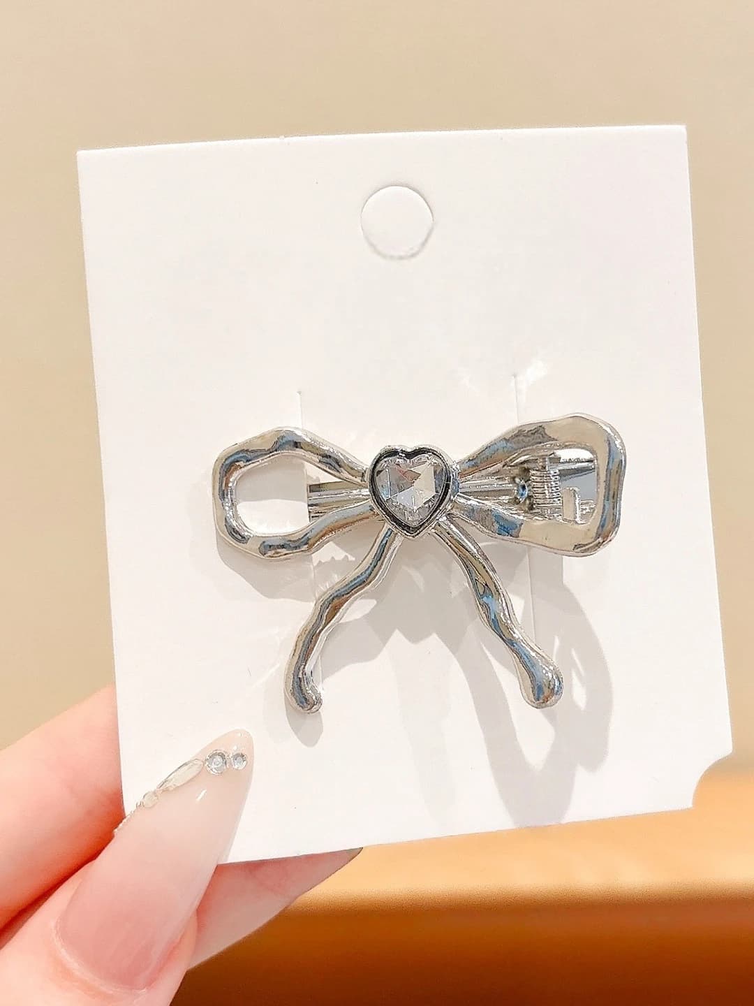 Белое сердце ~5 см