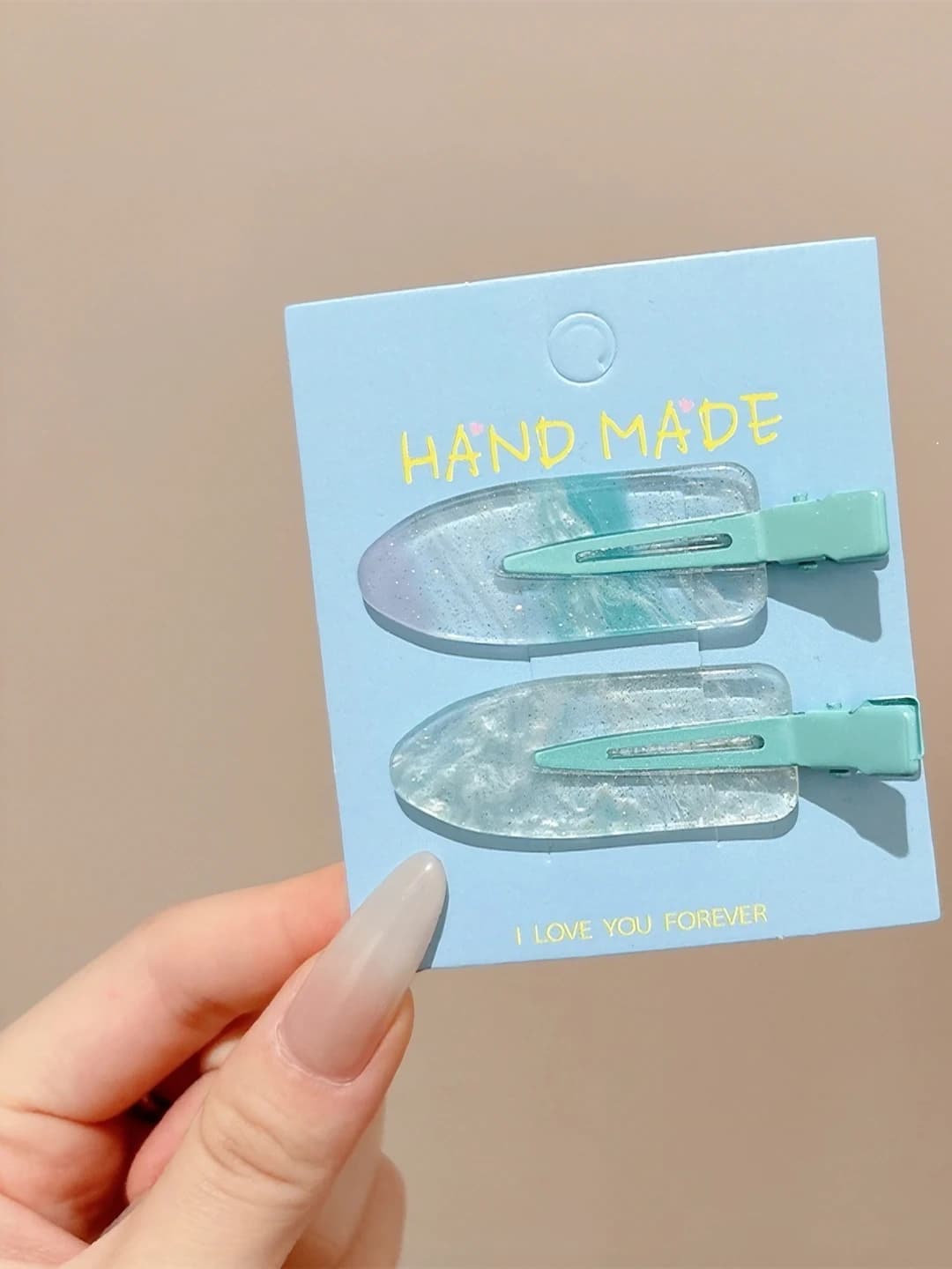 3# Lake green 2 pcs - 6.5 cm