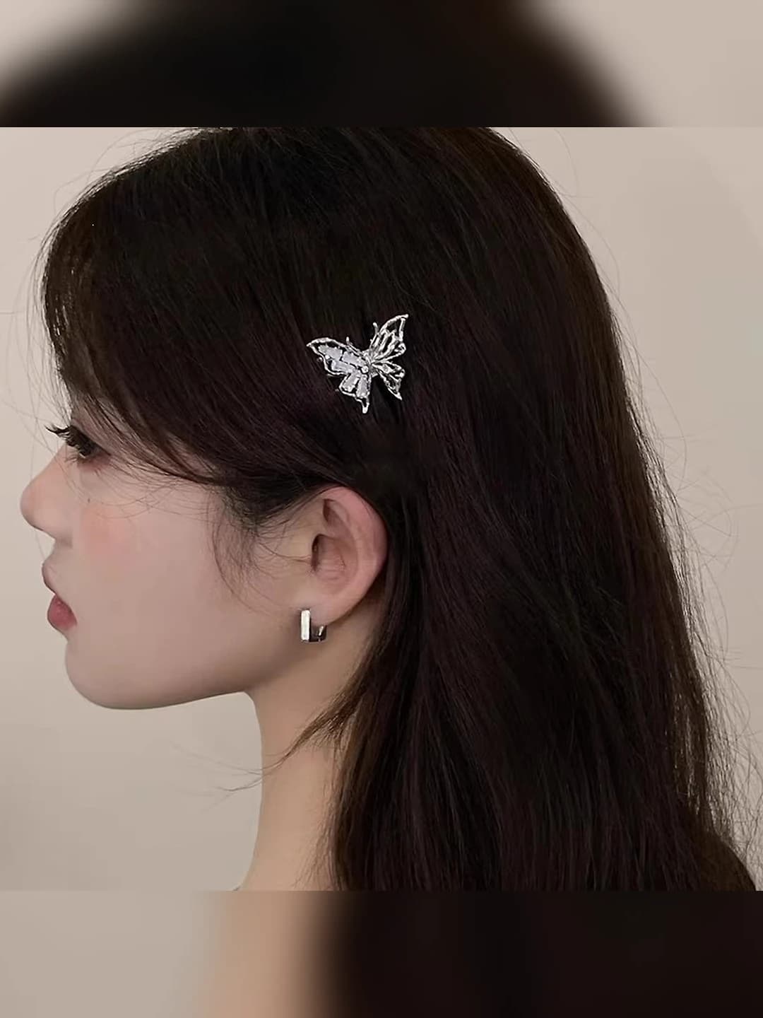 1# Butterfly small hair clip ~4 cm