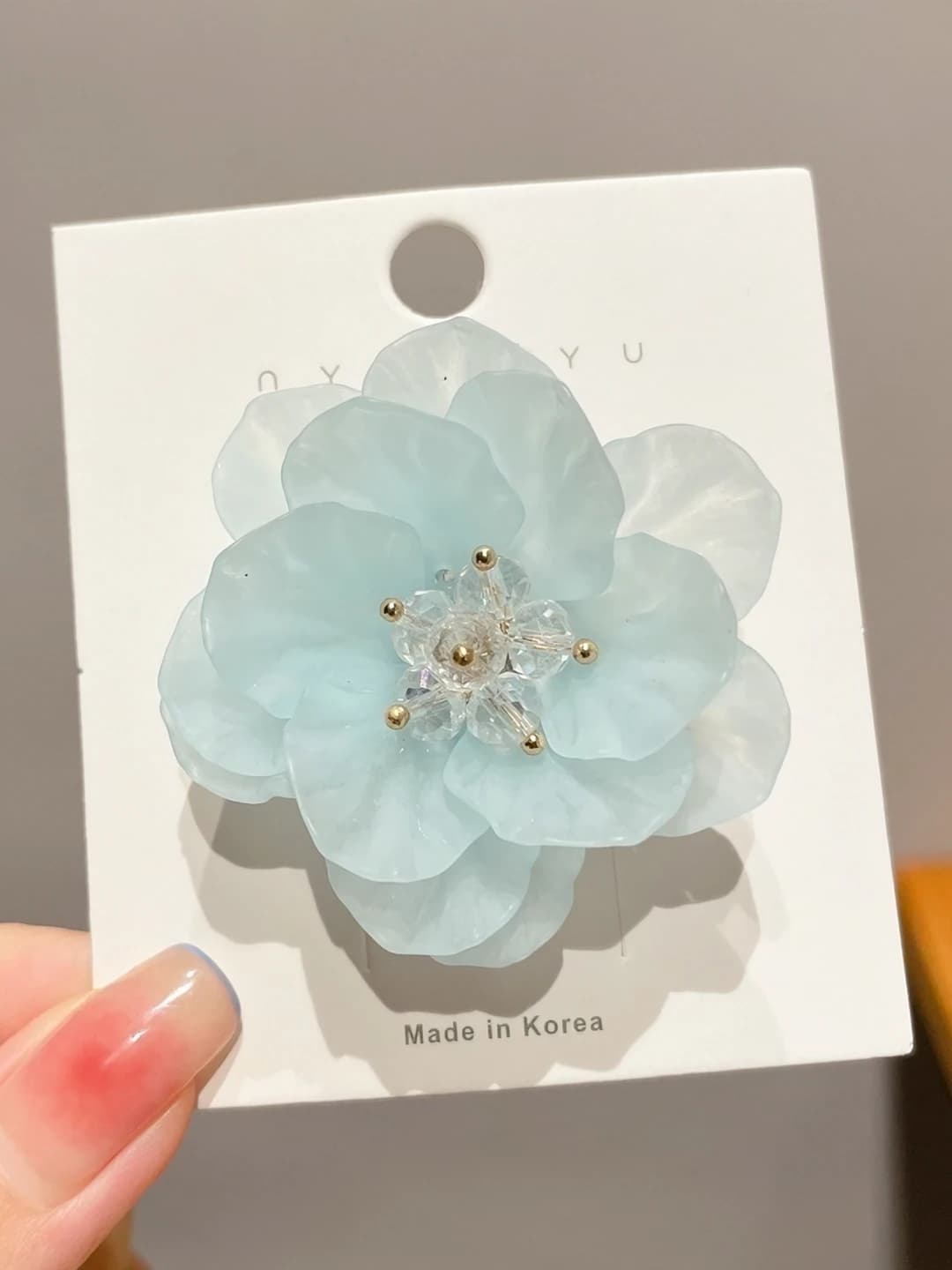 6# ko'k kamelia (taxminan 5cm)