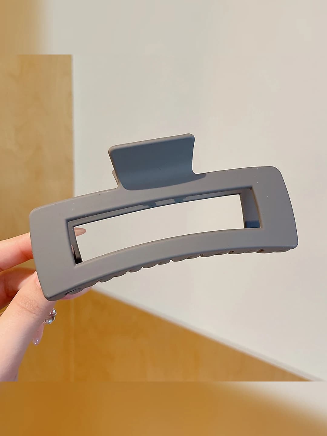 16# Kofe rangli kvadrat klips 13CM