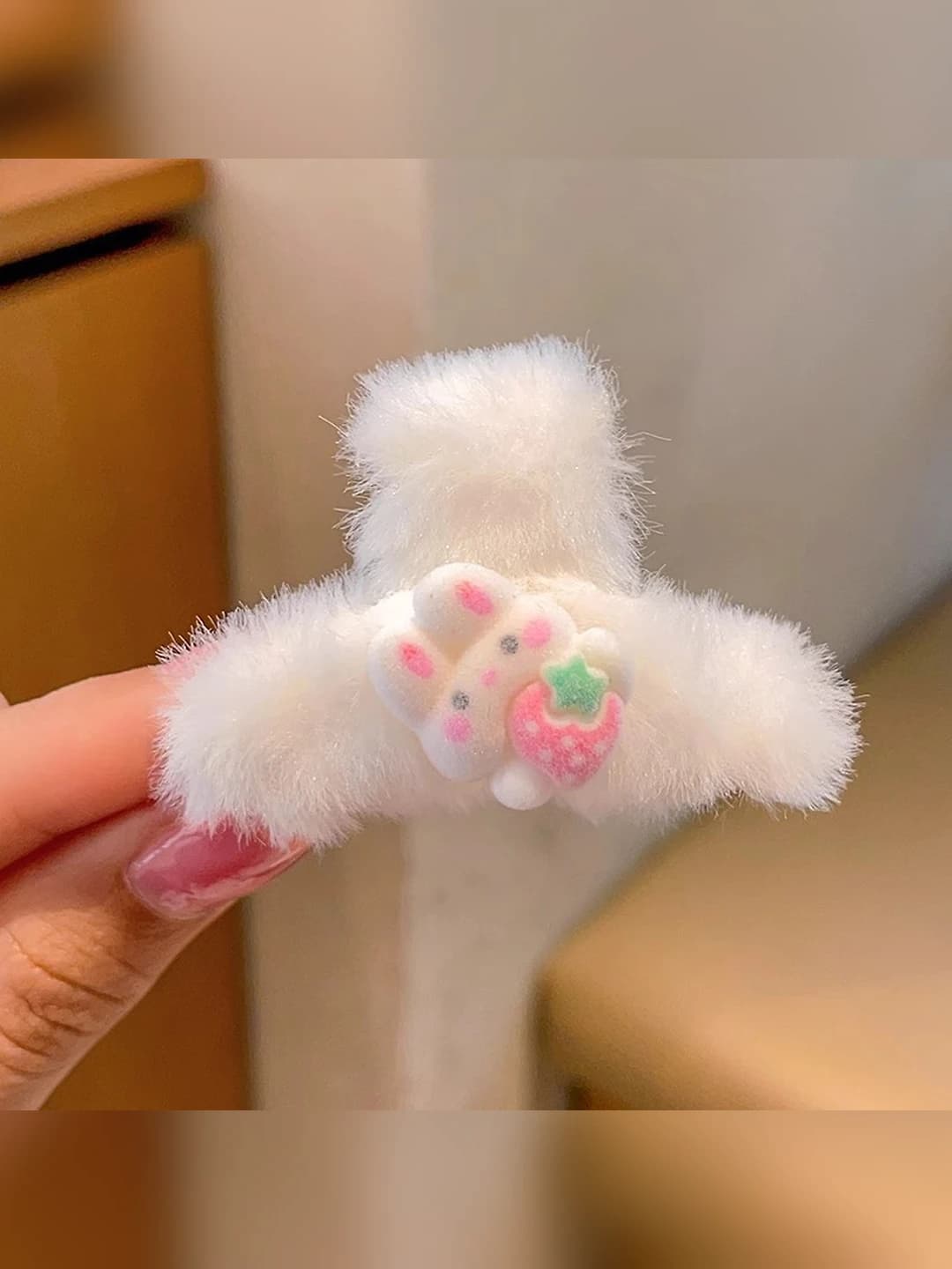 1# White bunny 4.5cm