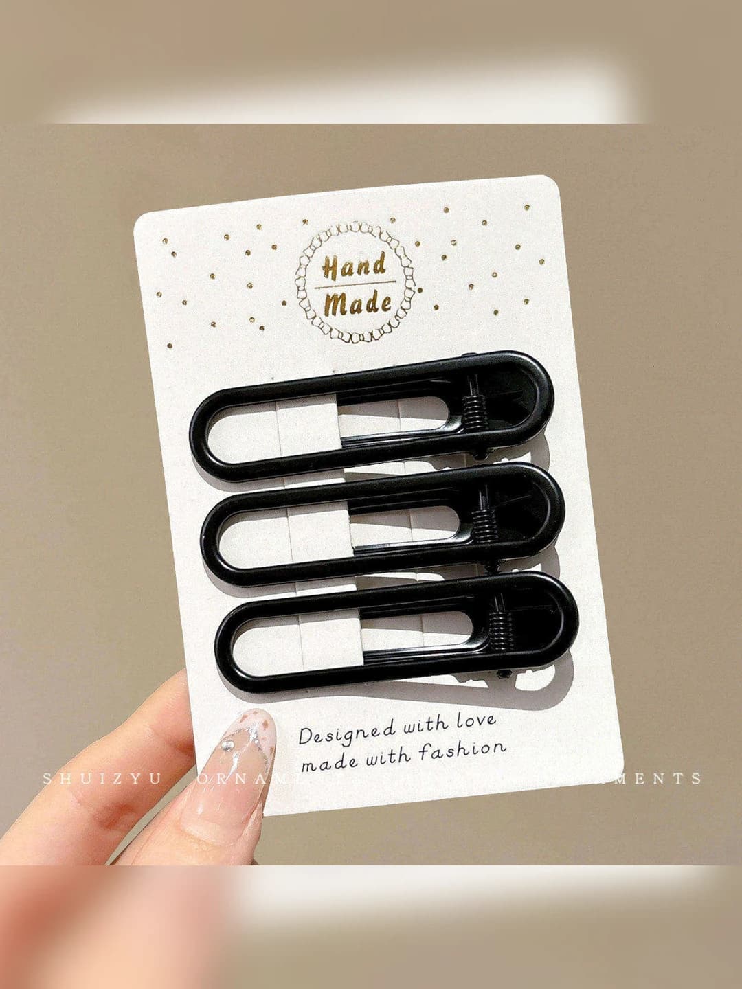 3# Black cutout 3 pcs