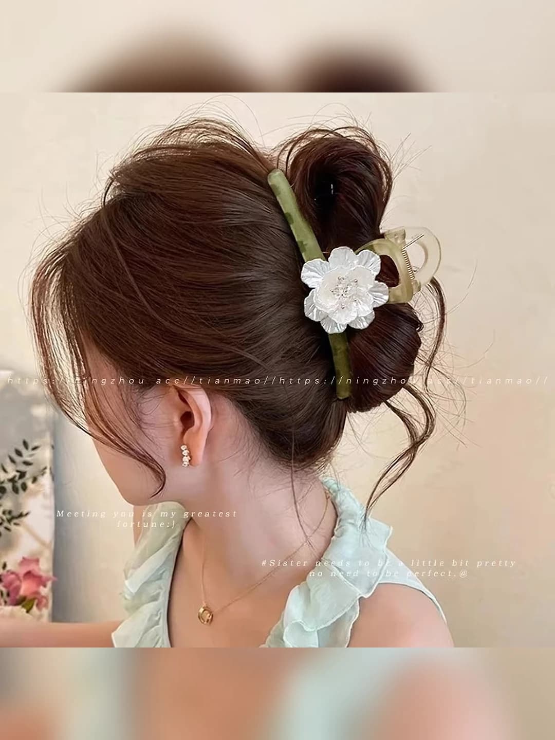 1# Camellia claw clip ~11 cm