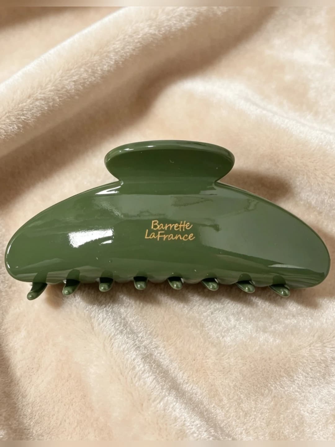 Овал золотой знак зелёный - 10.5cm