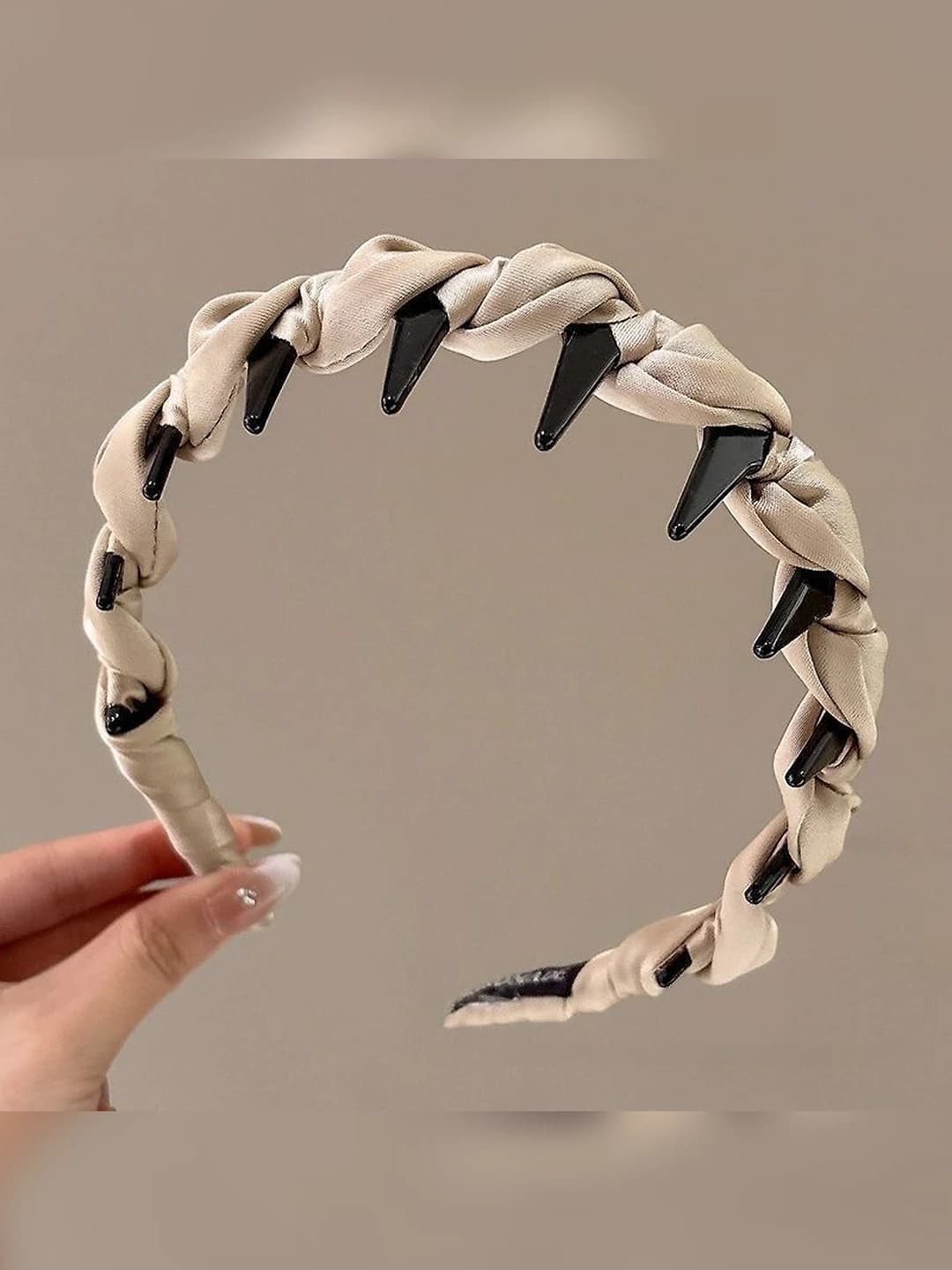 Off-white satin