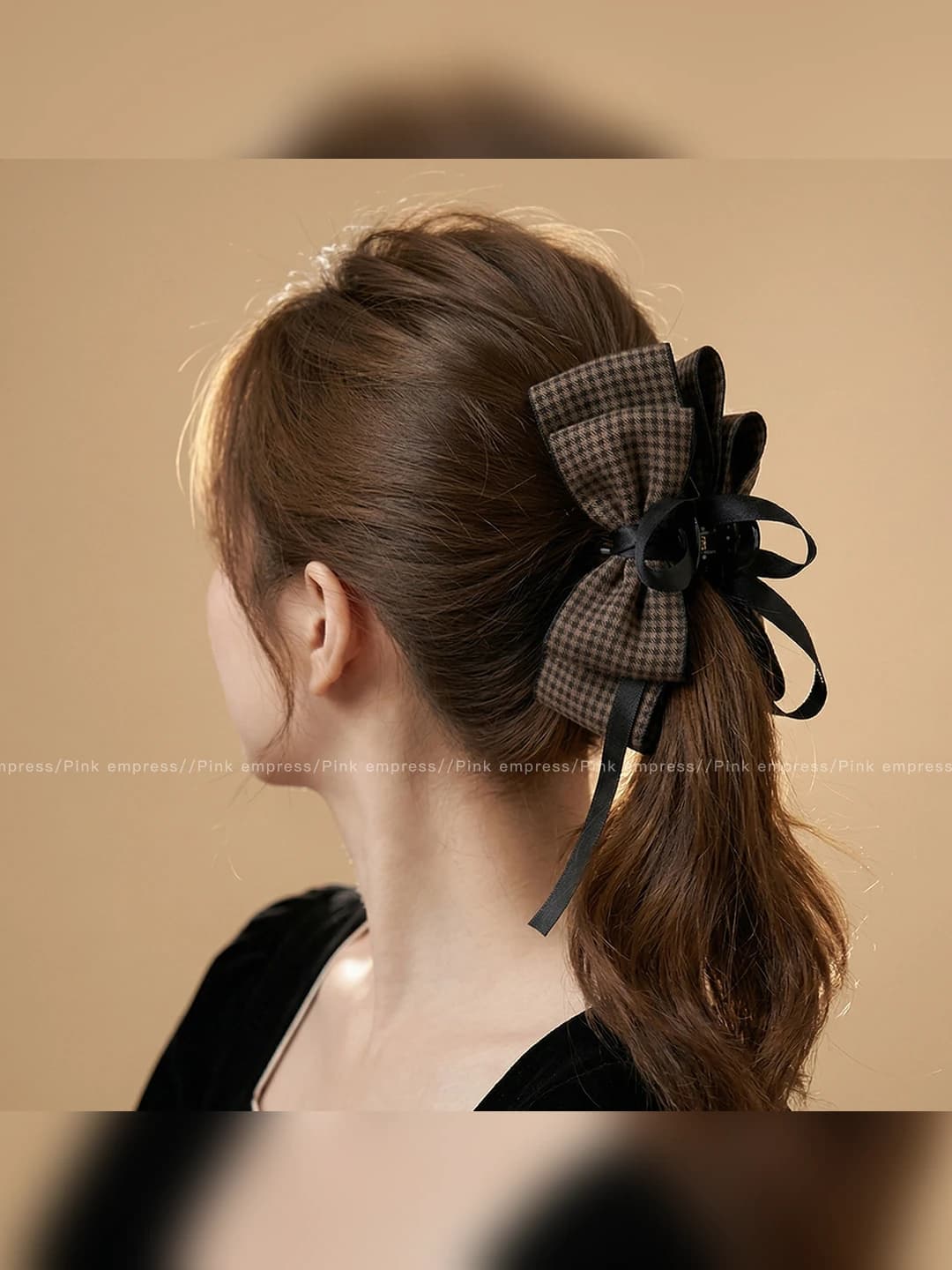 2# Coffee plaid, 13 cm