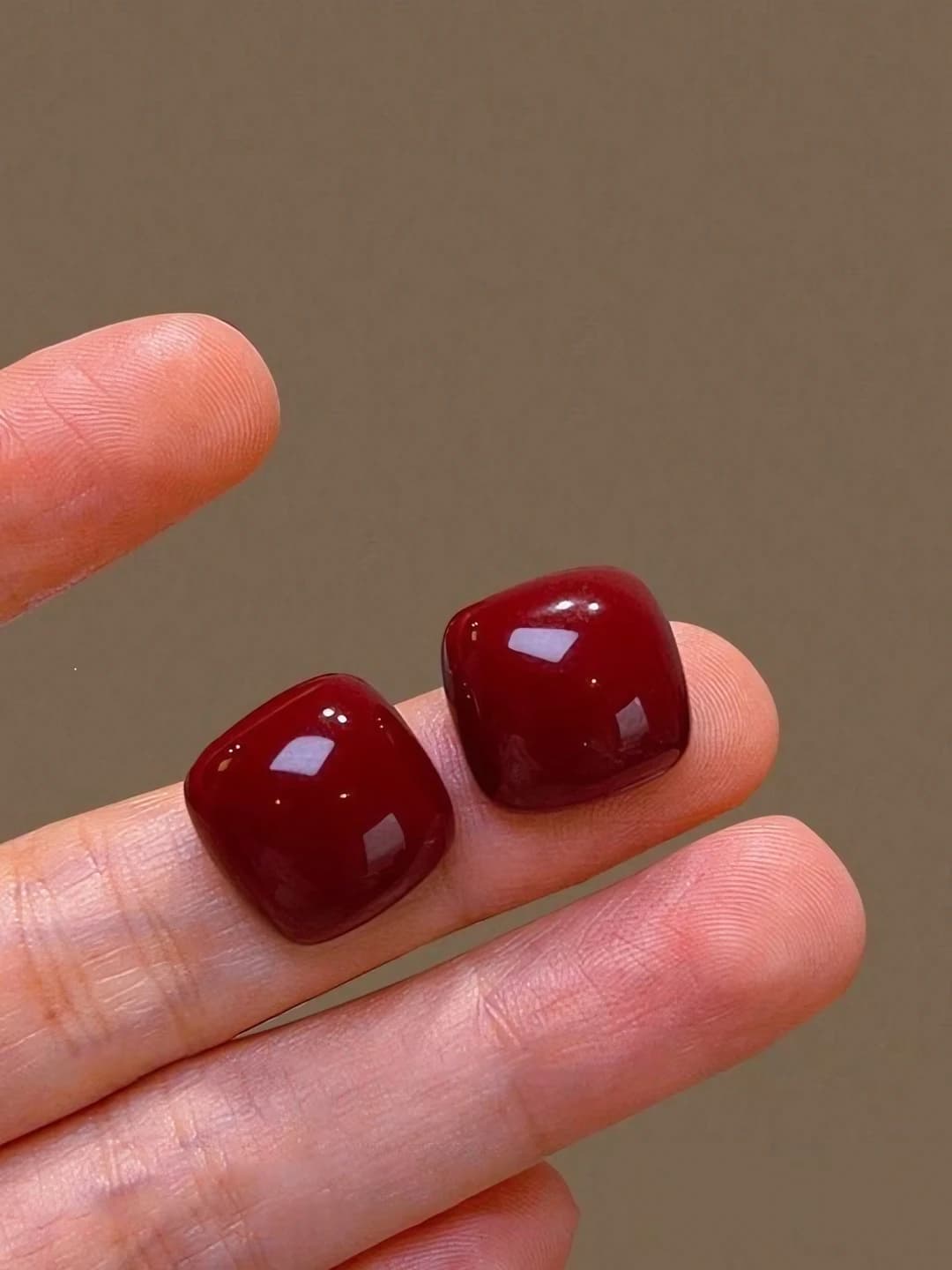 50# Ankara red sugar [1cm]