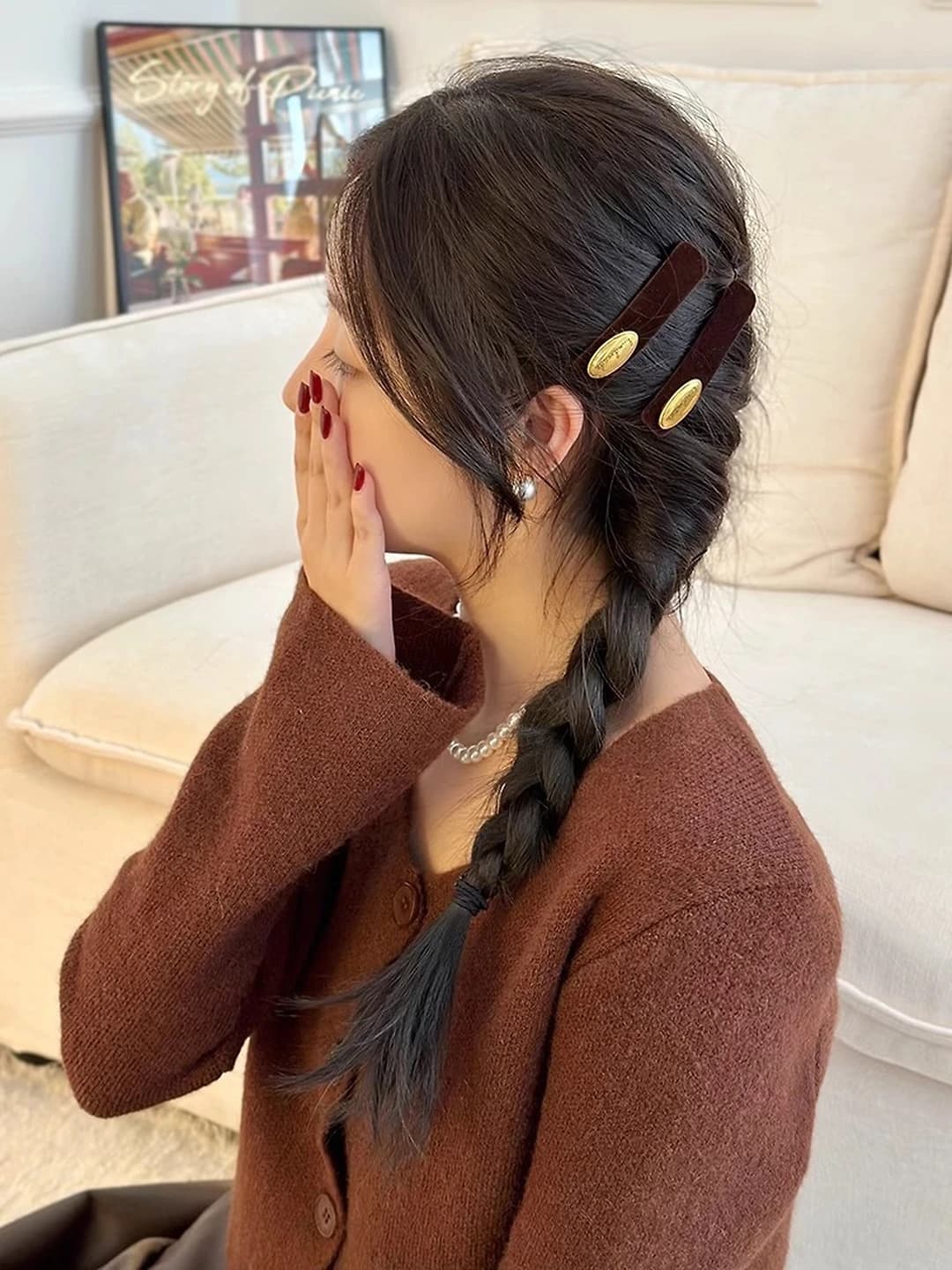 Brown, 1 pair