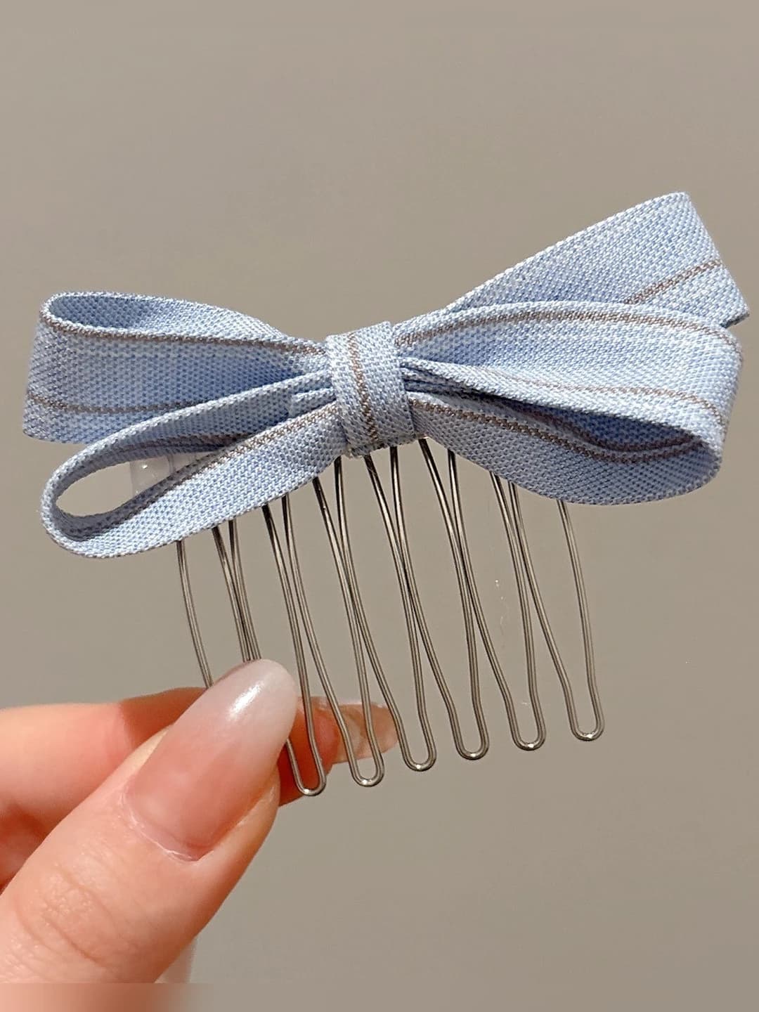 Blue bow
