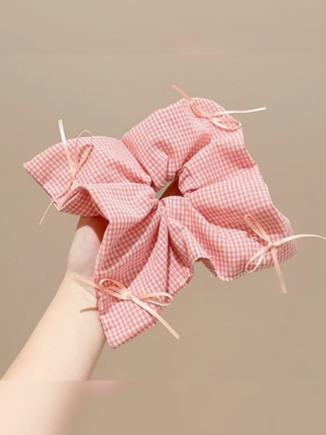 3# Pink-white plaid