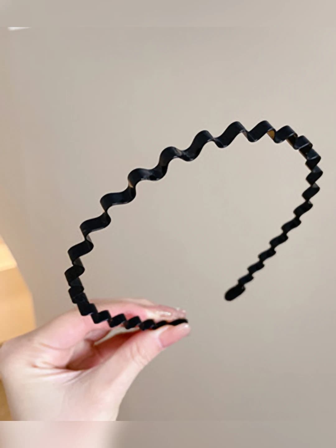 6 mm, thick, wavy headband