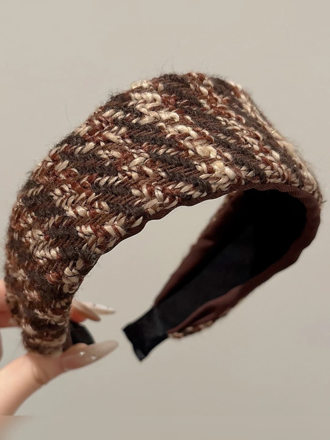 2# Brown plaid - 5.5 cm