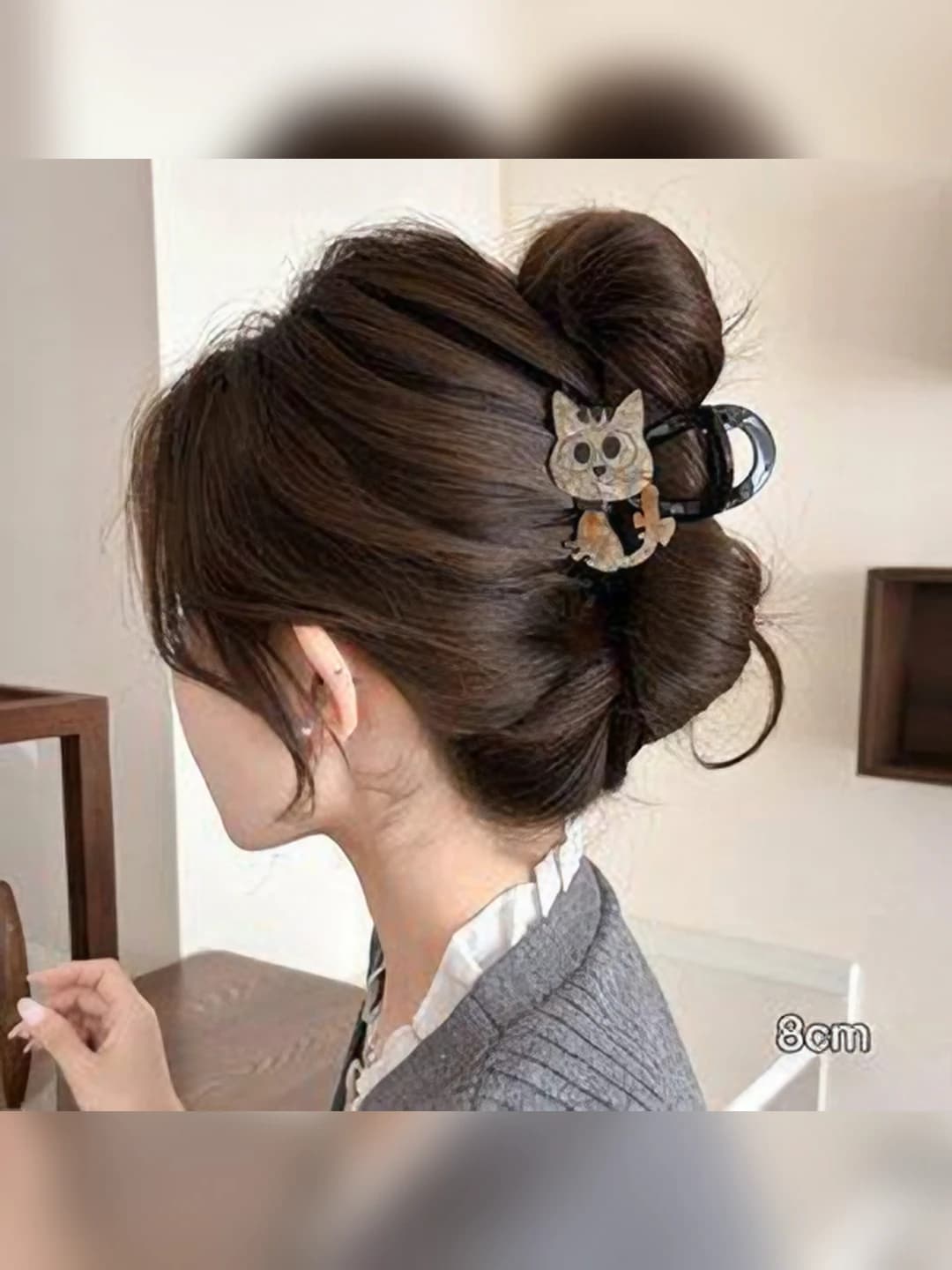 Black, 8 cm