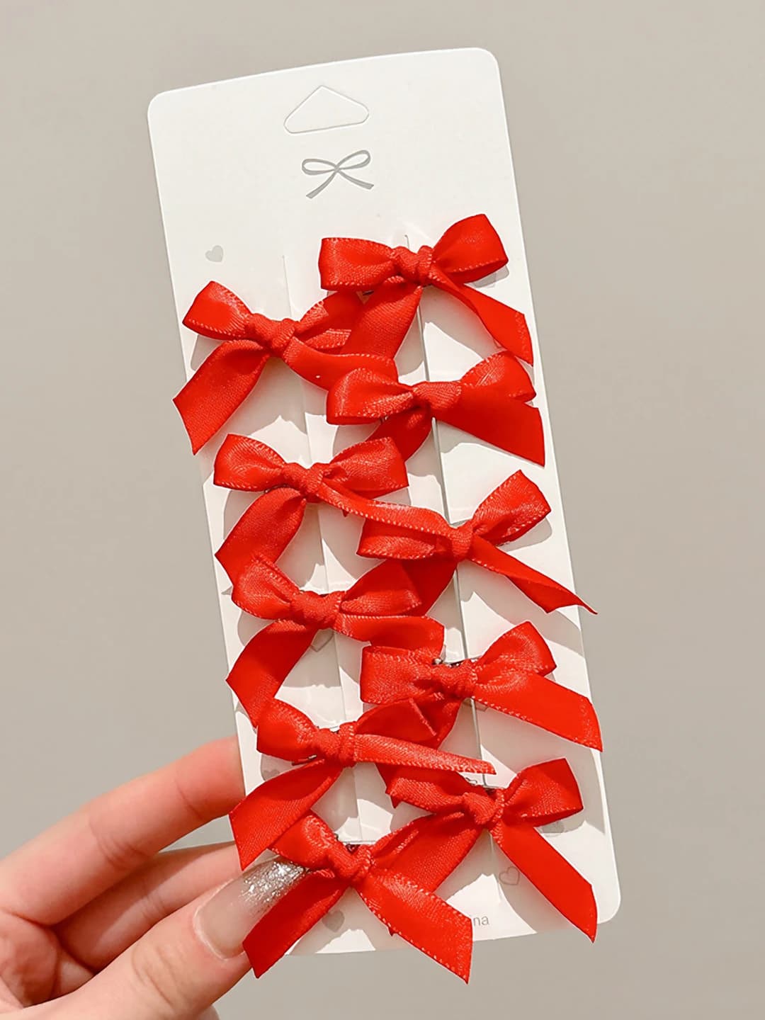 5# Red set of 10 - 4 cm
