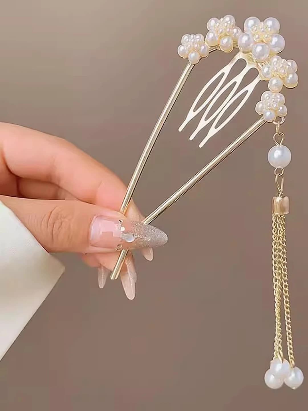 14# Pearl flower comb
