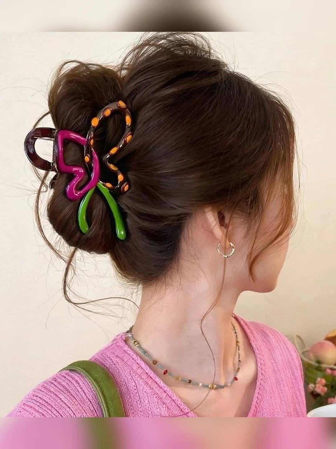 Pink-green, 10 cm